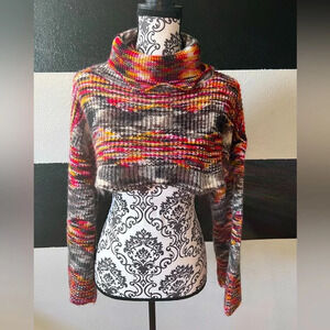 Women’s Crop Top high neck sweater